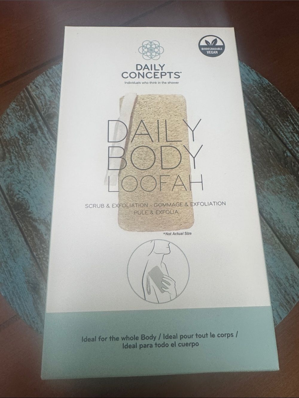 NEW Daily Concepts Exfoliating Body Loofah